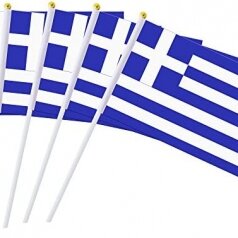flag handhed greece