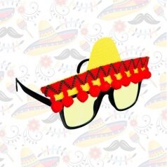משקפי סומבררו מקסיקני