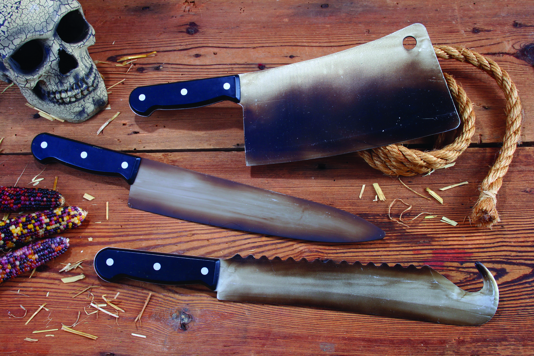 ערכת סכיני הקצב חלודים - 3 פריטים